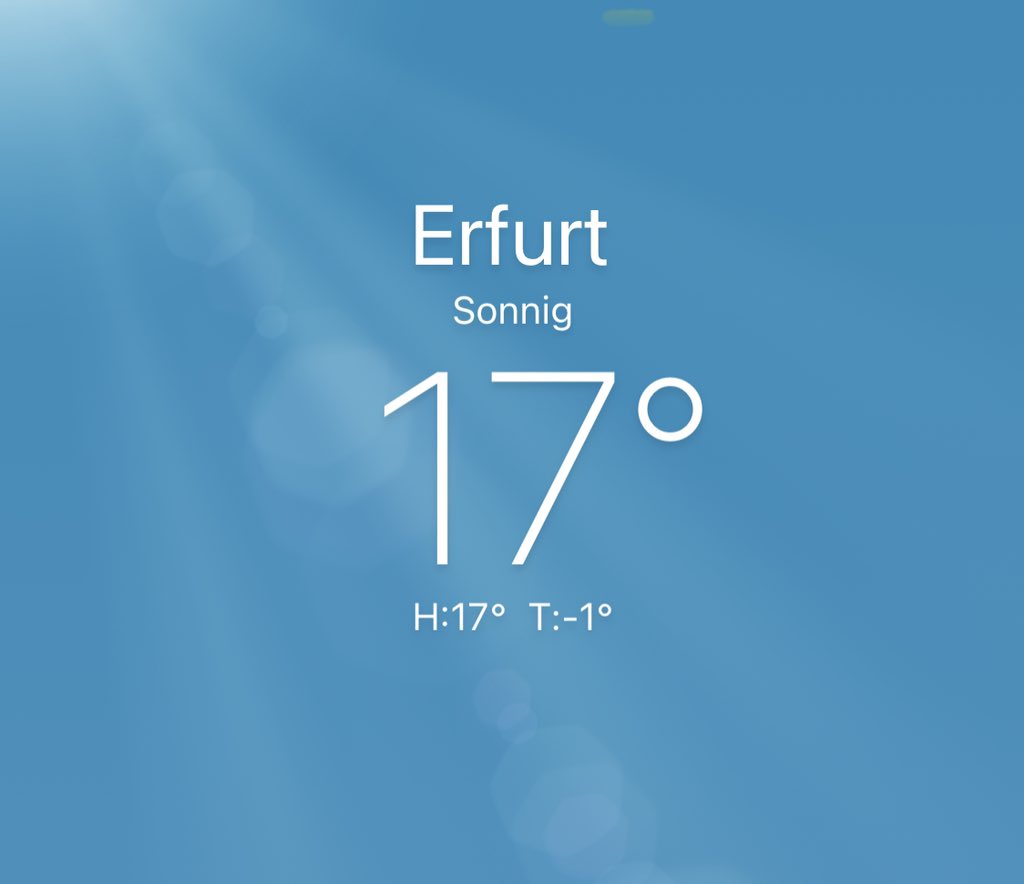 Noch zwei Grad mehr und ich muss im